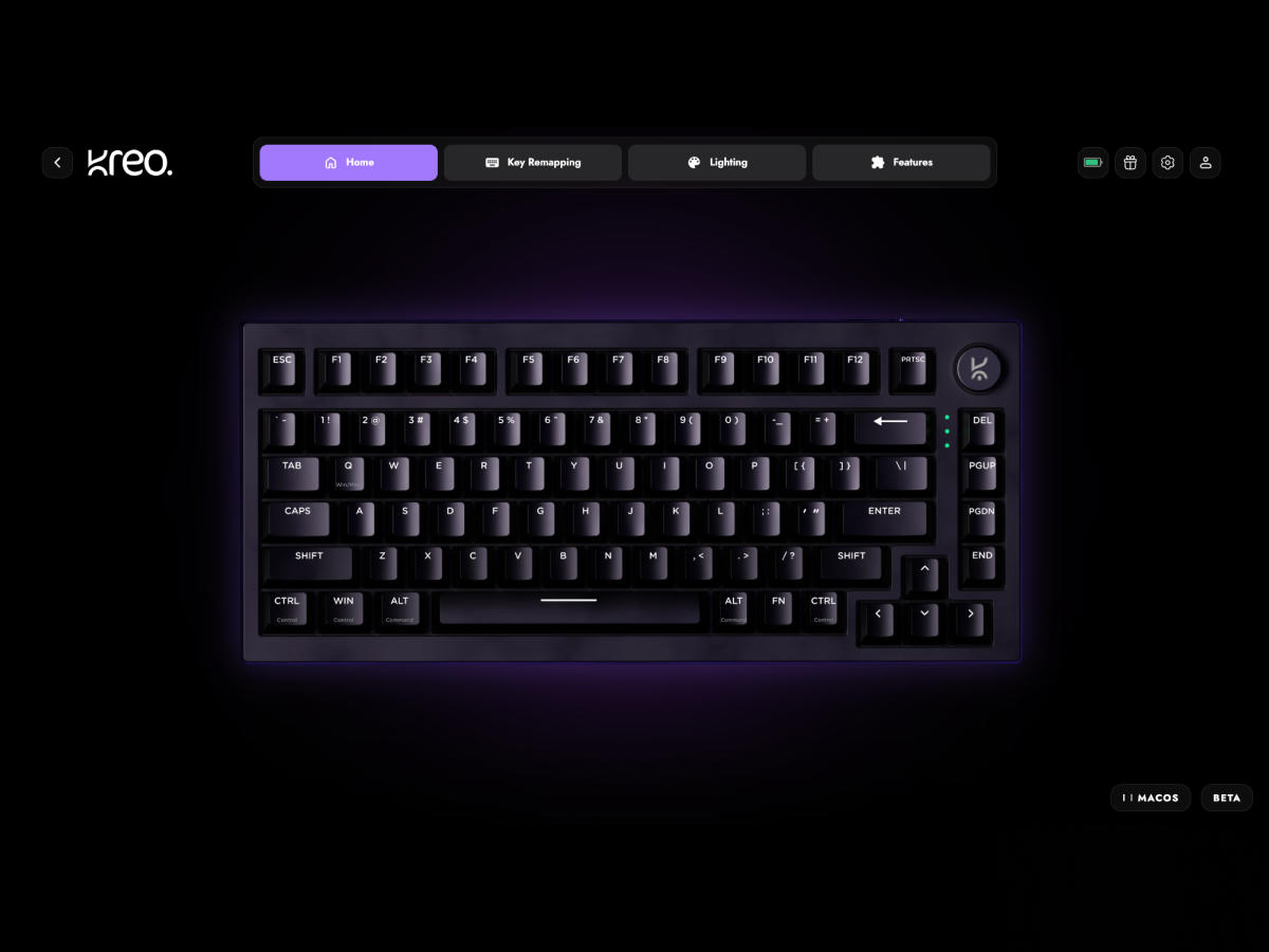 Kreo Swarm keyboard